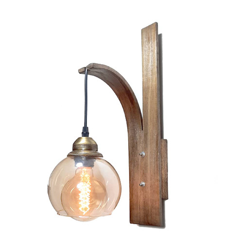 دیوار کوب چوبی طرح کلاسیک کد 105