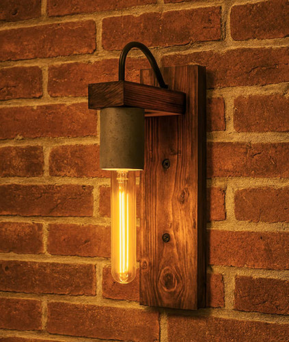 دیوار کوب چوبی طرح کلاسیک کد 107